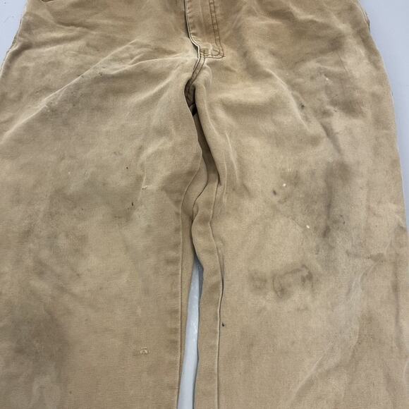 Vintage Y2k Dickies Tan Workwear Carpenter Jeans 38x32 - Picture 2 of 4